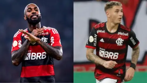 Jugadores de Flamengo pelean durante práctica; uno de ellos habría sufrido una fractura de nariz