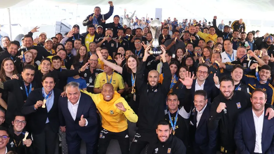 Tigres celebró con Sinergia Deportiva el campeonato del Clausura 2023