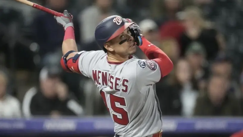Joey Meneses conectó un cuadrangular que le dio la victoria a los Nationals sobre Milwaukee