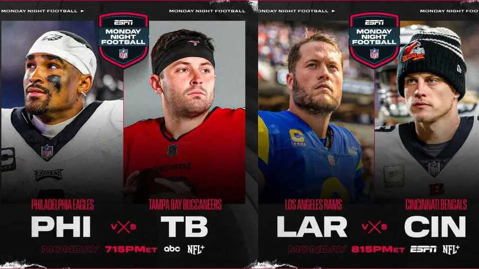 Doble 'Monday Night Football': ¿Cuándo y dónde ver los partidos del lunes de la NFL?