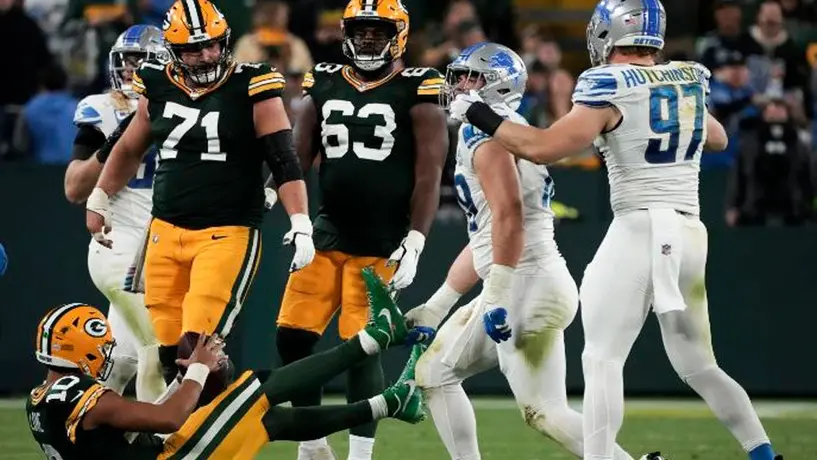 Detroit Lions se apoderó de la NFC Norte tras derrotar a Green Bay en el Lambeau Field