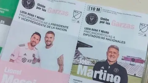¡Increíble! Ponen a Lionel Messi como candidato presidencial en propaganda de Argentina