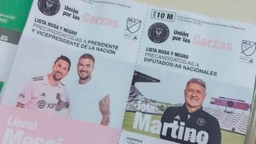 ¡Increíble! Ponen a Lionel Messi como candidato presidencial en propaganda de Argentina