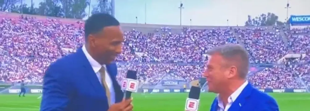 ¡Terrorífico! Comentarista de ESPN se desmaya en el amistoso entre el Real Madrid vs AC Milan