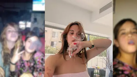Gala Montes sorprende al publicar fotos de cuando era niña fumando; arremete contra su madre