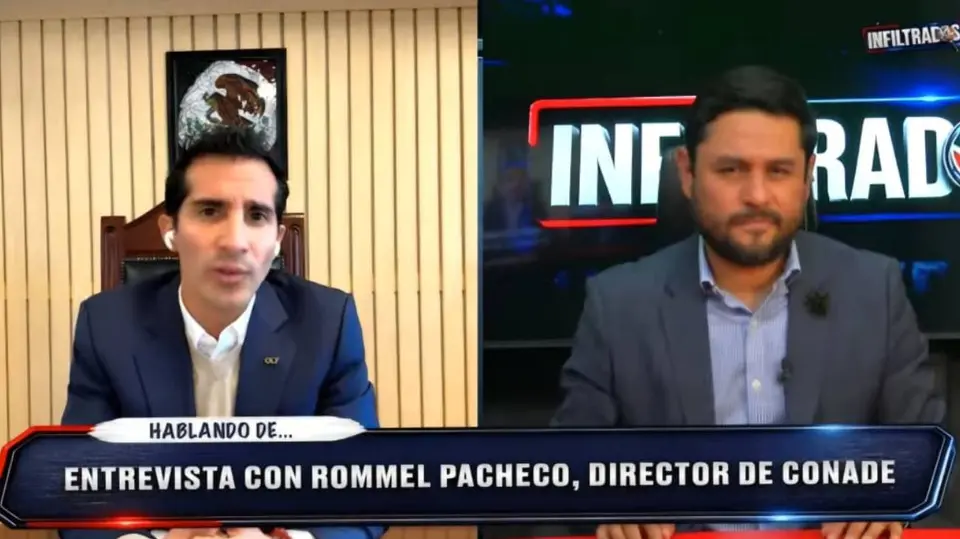 Rommel Pacheco en charla con RÉCORD dentro del programa de Infiltrados | Captura