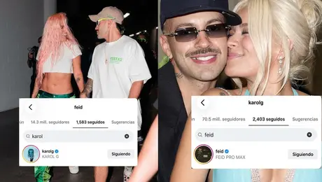 ¿El amor entre Karol G y Feid podría tener una segunda oportunidad? se vuelven a seguir en Instagram