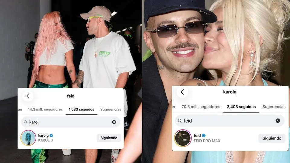 ¿El amor entre Karol G y Feid podría tener una segunda oportunidad? se vuelven a seguir en Instagram