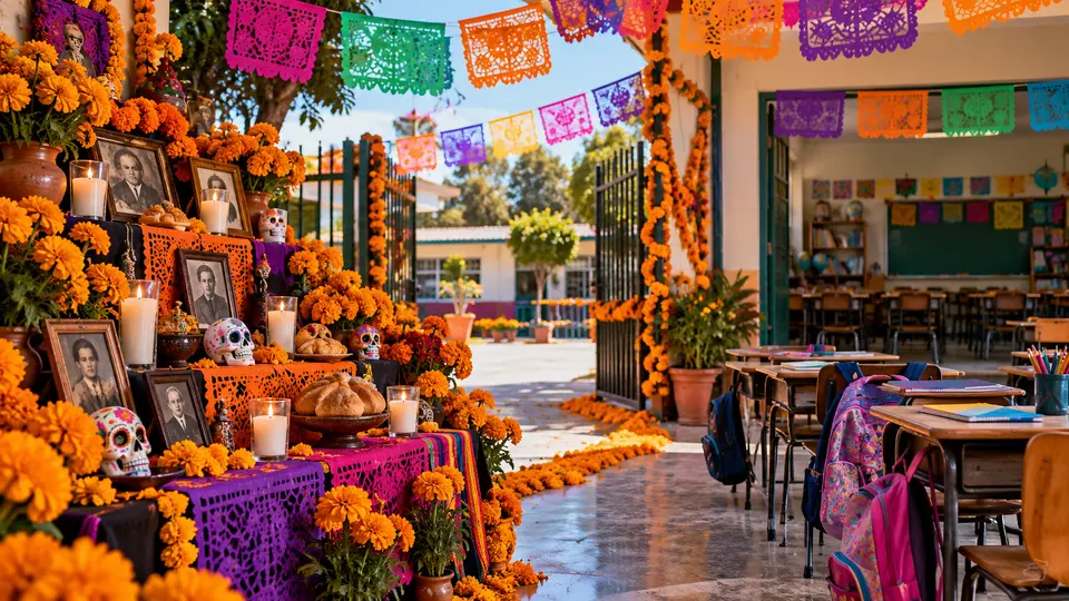 Día de Muertos 2026 tendrá megapuente escolar; estos son los días sin clases que confirmó la SEP