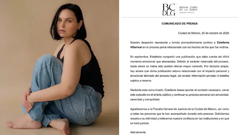 La actriz pasa por un proceso legal en el que figura como víctima de un delito / IG: @estefaniavillarrealvillarreal