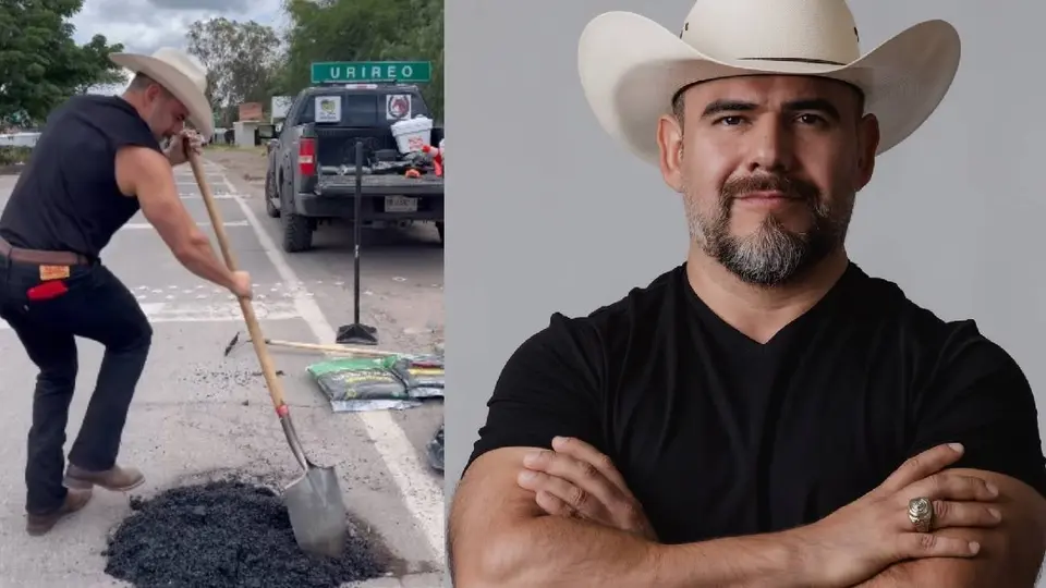 Influencer ‘El Potro’ tapa bache por el que mataron al heladero Don Nico mientras transmitía en Facebook