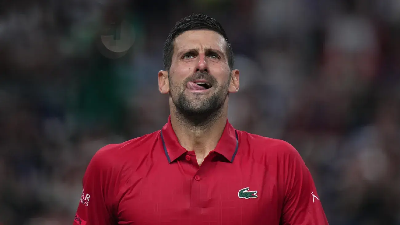 Djokovic en el partido | AP