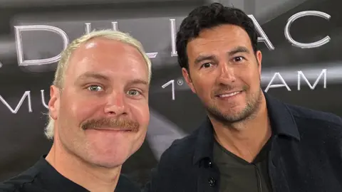 "Es buenísimo": Checo Pérez y Valtteri Bottas reciben la aprobación para ser llamados Los Fabulosos Cadillacs