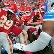 ¿Mal perdedor? Chiefs vs Lions de SNF termina en pelea campal