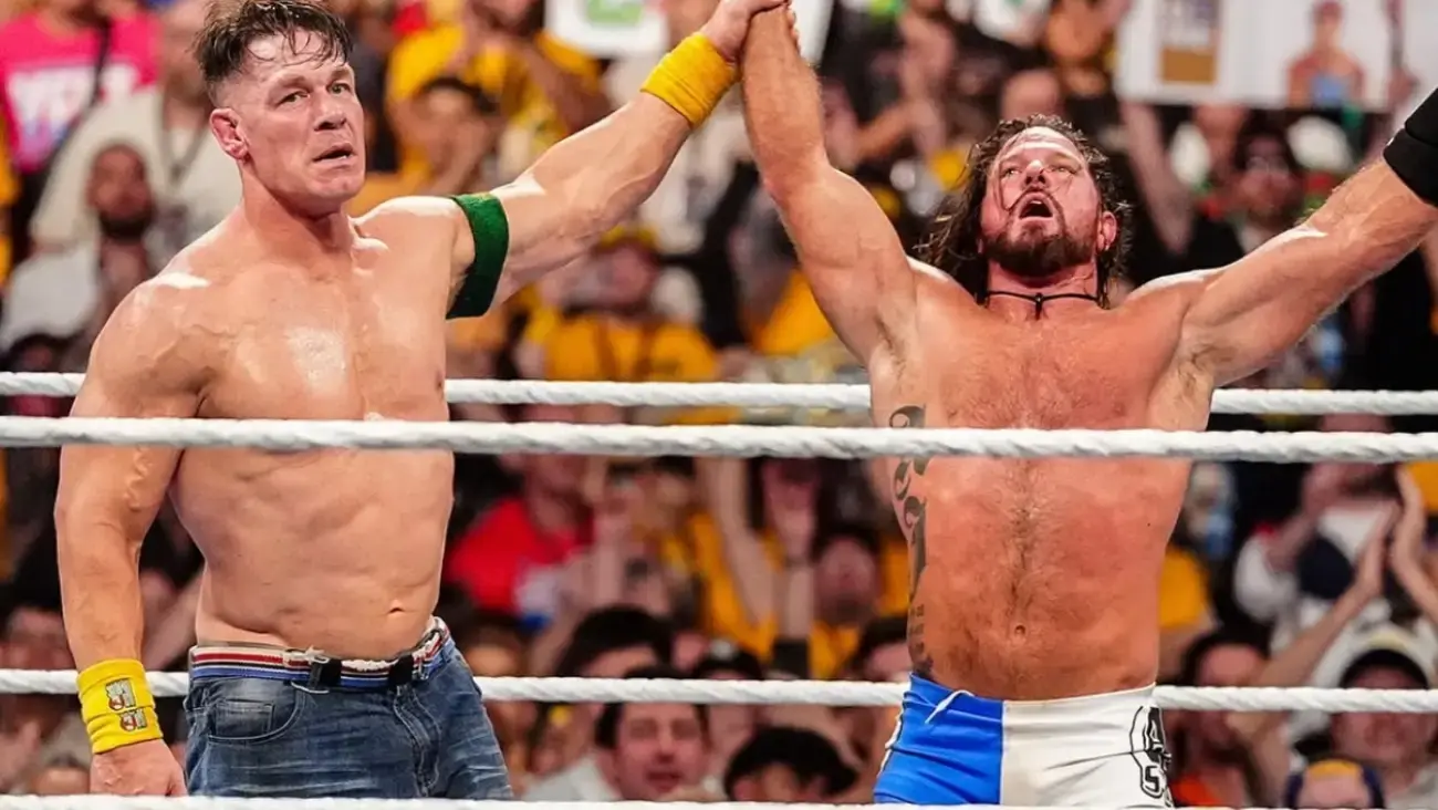John Cena sorprendió a AJ Styles con emotiva presentación en Crown Jewel | X: CAPTURA DE PANTALLA