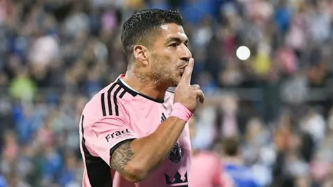 Luis Suárez, con el tanto frente al Atlanta United, llegó a los 600 goles en su carrera como profesional