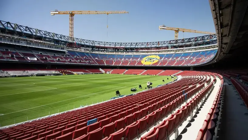 Avanzan las obras del Spotify Camp Nou rumbo a su reapertura parcial