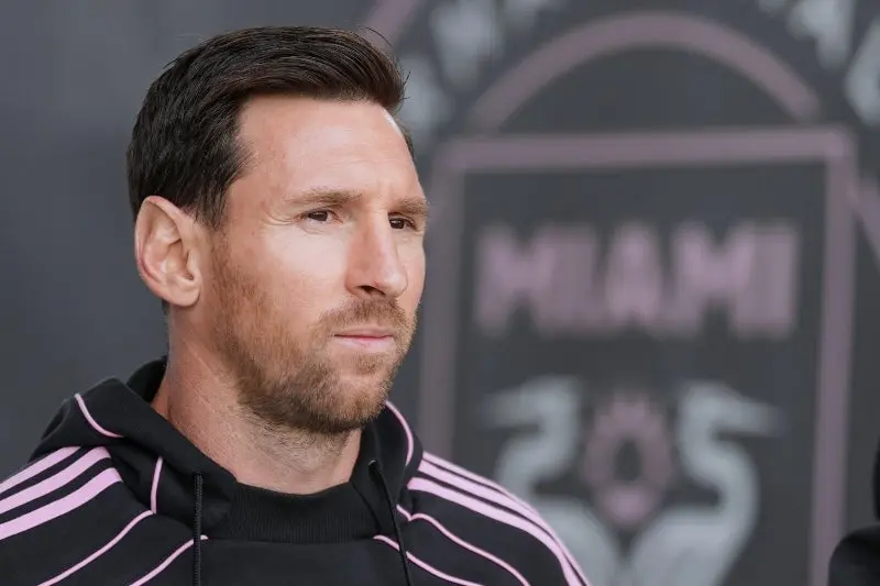 Lionel Messi antes de un partido de Inter Miami | AP