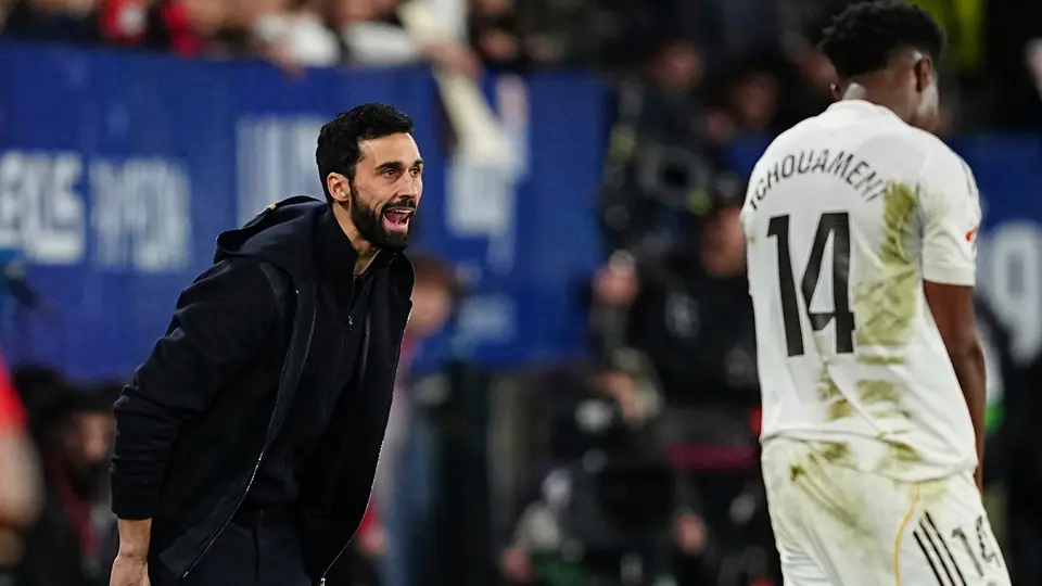Álvaro Arbeloa, entrenador del Real Madrid en el duelo ante Osasuna | AP