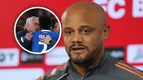 Vincent Kompany sale en defensa de Vinicius Jr. y critica a Mourinho por caso de racismo