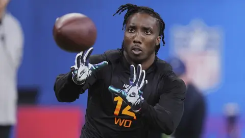 Tai Felton, de Minnesota, en el NFL Combine del año anterior | AP