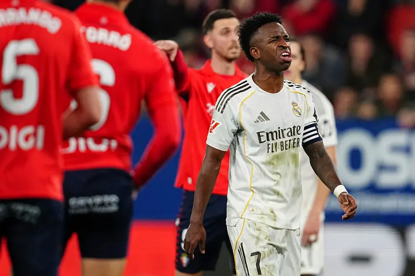 Vinícius Júnior en la derrota del Real Madrid ante Osasuna | aP