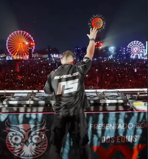 El cierre del primer día corrió a cargo de Hardwell. / @edc_mexico