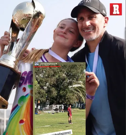 Chaco Giménez con su hija l CAPTURA