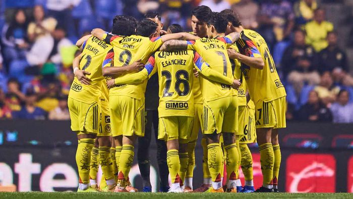 Jugadores de América, en el Estadio Cuauhtémoc | MEXSPORT
