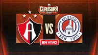 Atlas vs Atlético San Luis EN VIVO Liga MX Jornada 7 Clausura 2026
