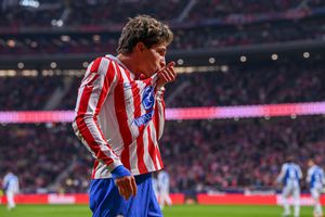 Giuliano Simeone festejando su gol con el Atlético de Madrid | Grosby Group