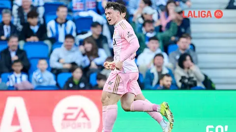 Federico Viñas metió dos goles en el partido de la Jornada 25 de LaLiga | X: @LaLiga
