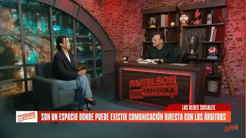 Katia Itzel como invitada del programa de David Faitelson | Captura de X