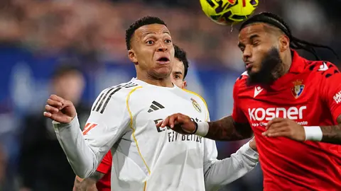 Mbappé en partido ante el Osasuna en 2026 | AP