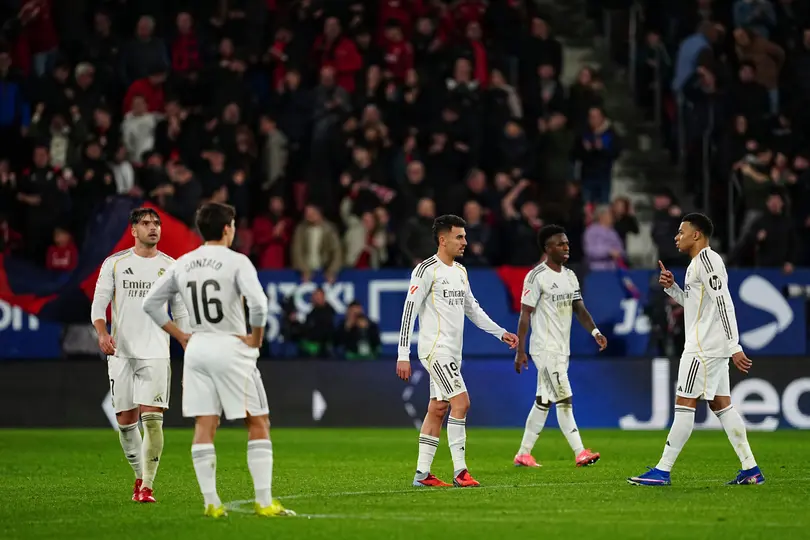 Real Madrid en la derrota ante Osasuna | AP