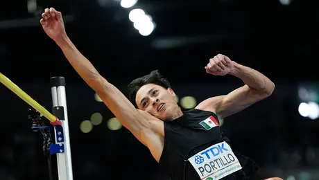 Erick Portillo le da plata a México tras 27 años en Campeonato Mundial de Atletismo
