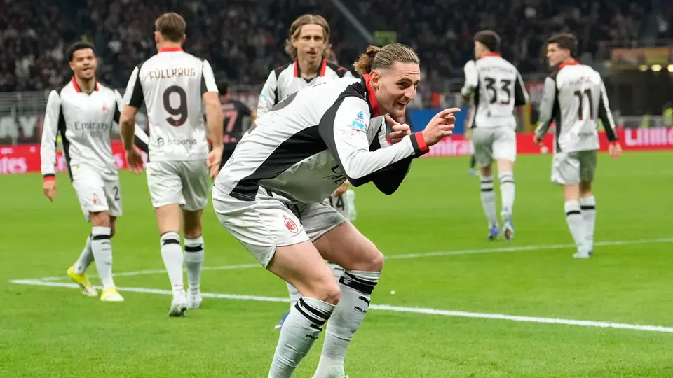 Festejo de Rabiot l AP