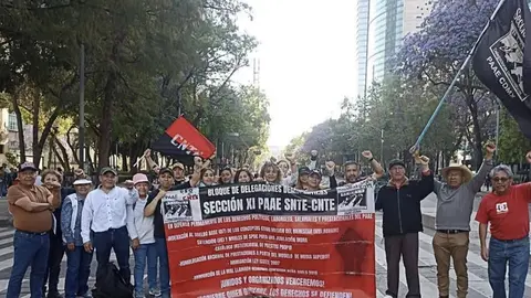 Hasta el momento la Coordinadora no ha tenido acercamientos con el Gobierno Federal / FB: @CNTE.enlace