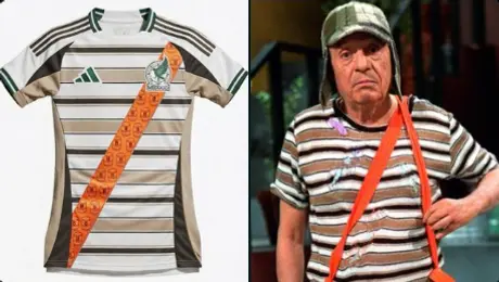 Argentinos se burlan de camiseta de Selección Mexicana, con diseño del Chavo del 8, para el Mundial 2026