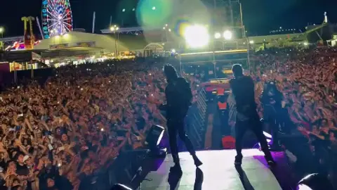 El concierto se realizó en la Feria de las Fresas 2026 en Irapuato. / @camilamx