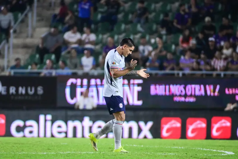 Gabriel 'Toro' Fernández, delantero de Cruz Azul, en festejo tras gol ante Mazatlán en la Jornada 12 del Clausura 2026 | IMAGO7