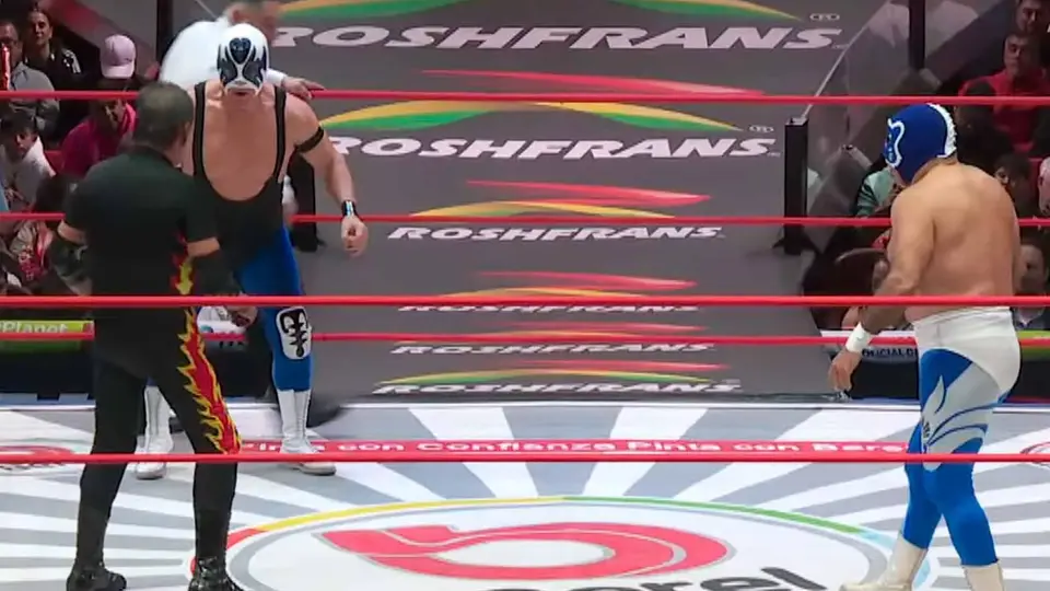El Satánico vs. Blue Panther vs. Atlantis en la Arena México | CMLL