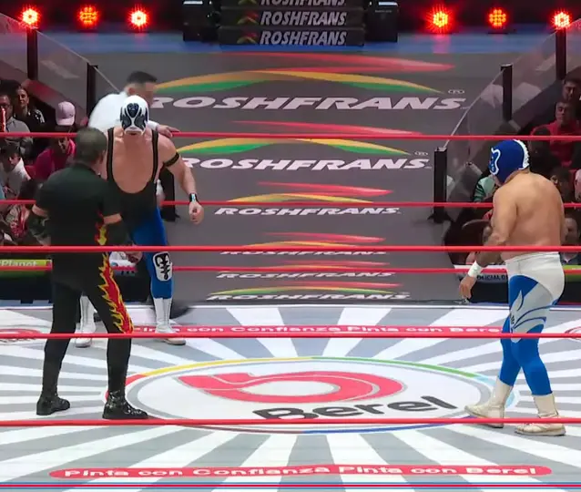 El Satánico vs. Blue Panther vs. Atlantis en la Arena México | CMLL