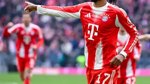 Serge Gnabry ante Unión Berlín l AP