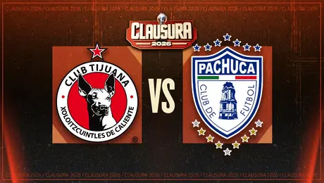 Tijuana vs Pachuca: ¿Dónde y a qué hora ver el partido de la Jornada 16 del Clausura 2026 de la Liga MX?