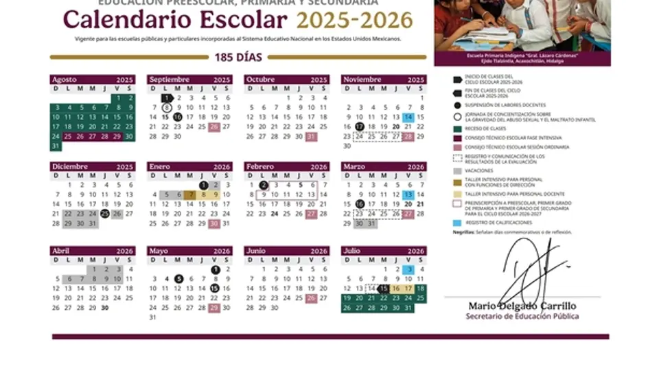 El 1 de mayo no habrá clases por el Día del Trabajo, según el calendario escolar/ SEP