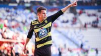 Oussama Idrissi en celebración con Pachuca en el Clausura 2026 de la Liga MX | IMAGO 7