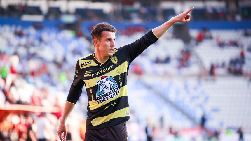Oussama Idrissi en celebración con Pachuca en el Clausura 2026 de la Liga MX | IMAGO 7