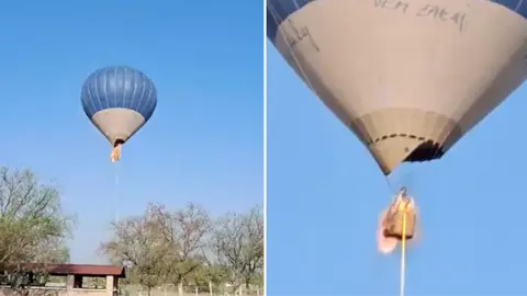 Los accidentes en globo son una constante que ha provocado pérdidas de vida / Redes Sociales