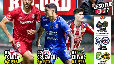Portada RÉCORD 21 de marzo de 2026